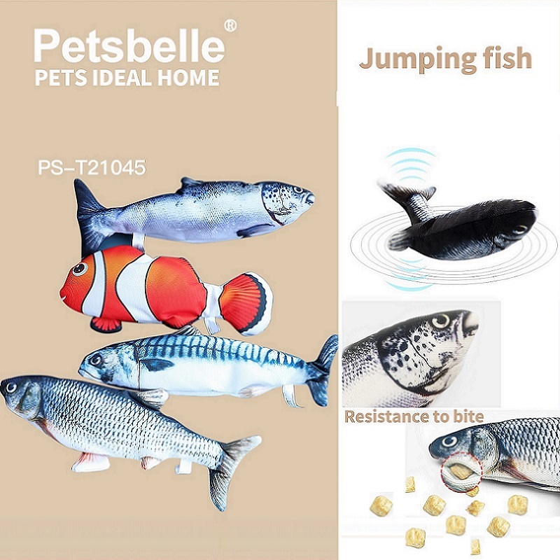 PS-T21045 FISH CAT TOY 